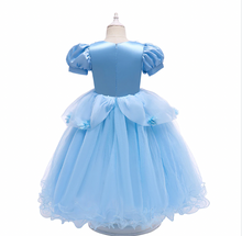 Load image into Gallery viewer, Cinderella Birthday Party Dresses for Kid Flower Girl Dresses