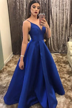 Load image into Gallery viewer, Spaghetti Straps Long Prom Dresses Evening Gown