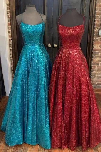 Sparkly Prom Dresses Halter