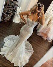 Load image into Gallery viewer, Sparkly Wedding Dresses  Bridal Gown Mermaid