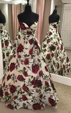 Carica l&#39;immagine nel visualizzatore di Gallery, Sweetheart Prom Dresses Floral Floor Length