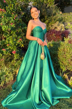 Load image into Gallery viewer, Prom Dresses Sweetheart Green for Party