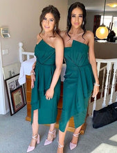 Load image into Gallery viewer, Tea Length Bridesmaid Dresses for Wedding Party