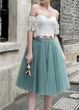 Load image into Gallery viewer, Two Piece Prom Dresses Top Lace