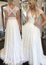 Load image into Gallery viewer, Charming Wedding Dresses Bridal Gowns with Lace