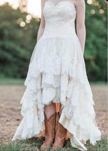 Load image into Gallery viewer, Country Wedding Dresses Bridal Gown with Appliques