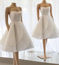 Load image into Gallery viewer, Wedding Dresses Bridal Gown Knee Length with Pockets